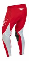 Kalhoty LITE, FLY RACING - USA 2022 (červená/bílá)