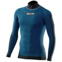 SIXS TS3 tričko s dlouhým rukávem a stojáčkem modrá 3XL/4XL