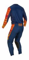 Kalhoty KINETIC WAWE, FLY RACING - USA 2022 (modrá/oranžová)
