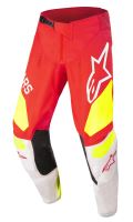 Kalhoty RACER FACTORY 2022, ALPINESTARS, dětské (červená fluo/bílá/žlutá fluo)