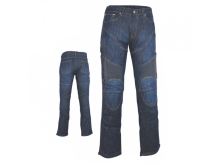 NF 2931 Pánské motocyklové kevlarové jeansy modré - L