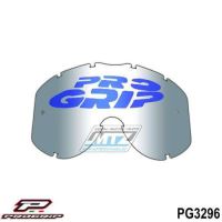 Sklo do brýlí Progrip 3296 Spheric Logo Goggle Lens - zrcadlové, sférické s logem Progrip