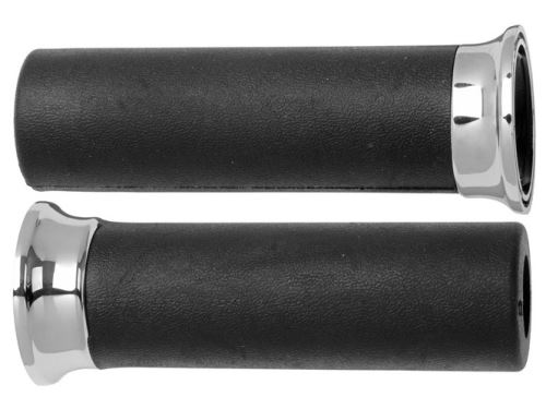 Gripy 4141 (custom) délka 120 mm, DOMINO (černé)