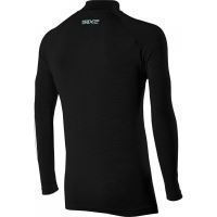 SIXS TS3 Merinos tričko s dlouhým rukávem a stojáčkem černá