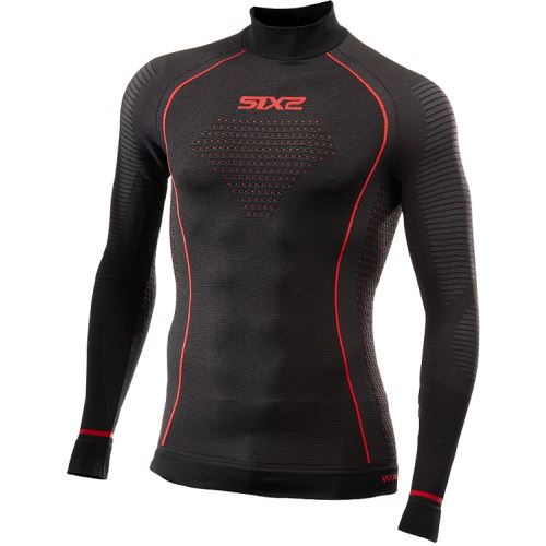 SIXS TS3W CU zimní tričko s dl. rukávem a stojáčkem černá