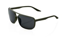 Sluneční brýle KONNOR Soft Tact Army Green, 100% (kouřové sklo)