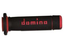 Gripy A180 (ATV) délka 118 + 125 mm, DOMINO (černo-červené)