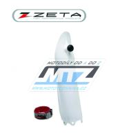 Kryt vidlice + pomocník startu &quot;Launch Control&quot; - ZETA ZE89-7018 - Honda CR125+CR250 / 04-07 + CRF250R / 04-22 + CRF450R / 04-22 - bílý (1strana)
