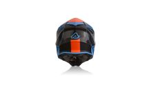 ACERBIS motokros přilba STEEL CARBON oranž/modrá