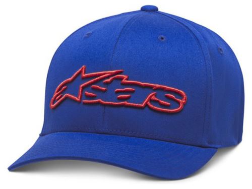 Kšiltovka BLAZE FLEXFIT HAT, ALPINESTARS (modrá/červená)