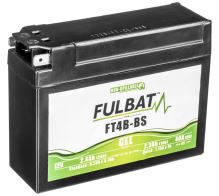 Baterie 12V, FT4B-BS GEL, 12V, 2.3Ah, 40A, bezúdržbová GEL technologie 113x38x85 FULBAT (aktivovaná ve výrobě)