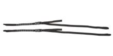 Zavazadlové popruhy LD Commuter nastavitelné, ROK STRAPS (černá a reflexními prvky, šířka 12 mm, pár)