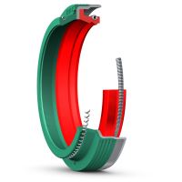 Simeringy do přední vidlice (ROCK SHOX 35 mm, DC), SKF (zeleno-červené)