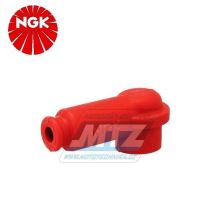Fajfka/Botka NGK TRS1233-A - 90° / 5 kOhm / - provedení silikonová - červená