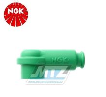 Fajfka/Botka NGK TRS1233-A - 90° / 5 kOhm / - provedení silikonová - zelená