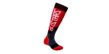 Ponožky MX PLUS-2, ALPINESTARS, dětské (červená/bílá, vel. M/L)