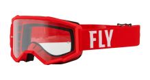 Brýle FOCUS, FLY RACING (červená/bílá)