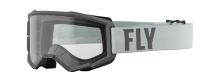 Brýle FOCUS, FLY RACING - USA, (šedá, plexi čiré)