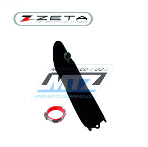 Kryt vidlice + pomocník startu "Launch Control" - ZETA ZE89-7221 - Suzuki RMZ250 / 07-22 + RMZ450 / 08-22 - černý (1strana)