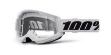 STRATA 2 NEW, brýle 100% bílé, čiré plexi