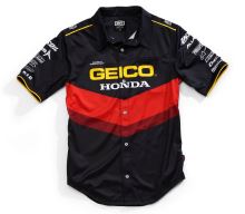 Košile PILOT GEICO HONDA, 100% - USA (černá)