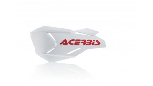 ACERBIS náhradní plasty k chráničům páček X-FACTORY bez montážního kitu bílá/červená