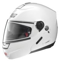Moto helma Nolan N91 Evo Classic N-Com Metal White 5