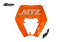 Maska předního světla KTM EXC+EXCF / 08-13 (bez světla) - barva oranžová